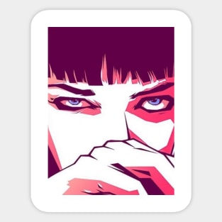 Mia Wallace Sticker